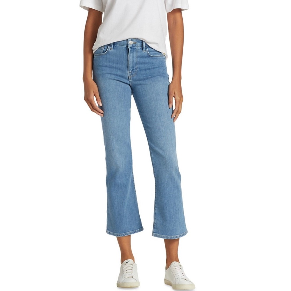 Frame Le Crop Mini High-rise Bootcut Jeans